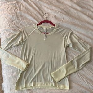Lululemon swiftly tech long sleeve top Women's light yellow